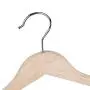 Cocomaya 12.6 Inch Unfinished Natural Wooden Kids Baby Children Toddler Hanger Coats Clothes Dress Shirts Hanger with 360 Swivel Hook, Pack of 10