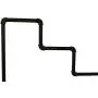 Diwhy Industrial Pipe Clothing Rack Pine Wood Shelving Shoes Rack Cloth Hanger Pipe Shelf Garment Racks (Style 4)