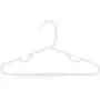 HANGERWORLD 20 White 11.4inch Plastic Kids Coat Clothes Garment Pants Skirt Bar Baby Toddler Hangers HANGERWORLD 20 White 11.4inch Plastic Kids Coat Clothes Garment Pants Skirt Bar Baby Toddler Hangers