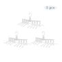 HJYPYJ Magic Hanger,Multifunction Magical Hangers,Detachable PP POM Hanger,Space-Saving Organizer Hangers, Reasonable Spacing/White / 3pcs