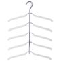 Royall Multilayer Stainless Steel Clothes Hanger Closet Hanger Space Saving 5 Tier Blouse Tree Clothes Drying Hook
