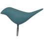Creative 3D Bird Shape Coat Hat Clothes Hanger Wall Mounted Hook Home Decoration - Light Blue qsbai