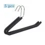 HJYPYJ Magic Hanger,Z-Sponge Non-Slip Multifunctional Hangers,Anti-Shoulder Pants Rack Not Easily Deformed Space Saving Organizer Hanger Strong Bearing Capacity/Black / 5 pcs HJYPYJ Magic Hanger,Z-Sponge Non-Slip Multifunctional Hangers,Anti-Shoulder Pants Rack Not Easily Deformed Space Saving Organizer Hanger Strong Bearing Capacity/Black / 5 pcs