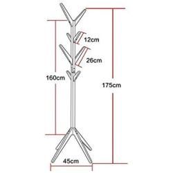ZWJ-Coat Rack Landing Coat Rack Child Fashion Clothes Hanger   Living Room Bedroom Hangers Storage (Color : B)