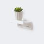 Wall Mounted Shelf Coat Hooks - Entryway Shelf with Hooks,2 Hooks 9 inches,Hanging Book Shelves with Hat Racks Wall Storage Shelf with Hooks Hanging Shelf with Holder for Bedroom, Kitchen, Bathroom