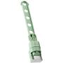 TOPBATHY Wall Mount Clothes Hanger Plastic Drying Rack Multi Function 5 Holes Hook Rod Hanger Holder Closet Organizer for Home Kitchen Bedroom (Green)