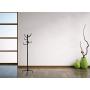 Y.H.Valuable Coat Racks Simple Black Coat Rack Floor Rack Wrought Iron Modern Minimalist Clothes Rack Bedroom Fashion Floor Hanger Entryway Furniture