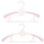 CmfwaMedsr Plastic Adjustable Kids Hanger,Non-Toxic and Tasteless Safe and Environmentally Friendly no Trace Hangers Clothes Trouser Skirt-Blue 10 Pack