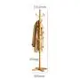 Cxjff Floor Standing Coat Rack Useful Save Space Hanger Clothes 10 Hooks Easy Install, Wood (Color : Wood Color, Size : 46x46x181cm) Cxjff Floor Standing Coat Rack Useful Save Space Hanger Clothes 10 Hooks Easy Install, Wood (Color : Wood Color, Size : 46x46x181cm)