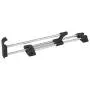 uxcell A16052500ux0218 Wardrobe Closet Clothes Hanger 250mm Length Retractable Pull Out Metal Rod Rail Silver Tone