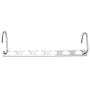 10pc Multi-Function Metal Wonder Rack Bathroom Hanger Wardrobe Clothes Hanger Storage Magic Creative Design Rack