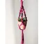 Macrame mini car rear view mirror plant hanger, car charm Macrame mini car rear view mirror plant hanger, car charm