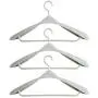 Daliuing Plastic Adult Clothes Hangers Coat Hangers Non-Slip Strong Plastic Clothes Ideal for Delicate Cloth Hanger