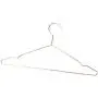 42cm Strong Metal Wire Clothes Hangers Hook Coat Trouser Skirt Holder Bar