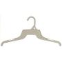 Mainetti 340 White All Plastic Hangers With Notches For Straps, Great For Shirts/Tops/Dresses, 16-Inch (Value Pack Of 500)