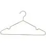 KOOBAY 30Pack 17" Rose Shiny Copper Clothes Metal Wire Hanging Hangers for Shirts Coat Storage & Display