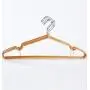 Cherryran Coat Clothes Hangers 10Pcs/Lot 40Cm Non-Slip Metal Shirt Trouser Hook PVC Plastic Steel for Racks,Mix Or Message Us