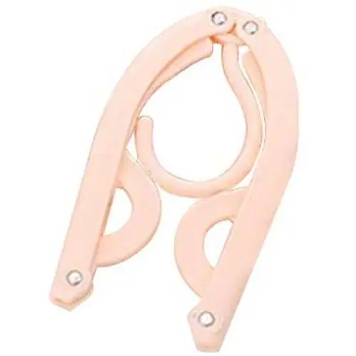 10 Pcs Travel Hangers - Portable Folding Clothes Hangers Travel Accessories Foldable Clothes Drying Rack for Travel (Pink) 10 Pcs Travel Hangers - Portable Folding Clothes Hangers Travel Accessories Foldable Clothes Drying Rack for Travel (Pink)