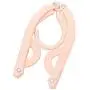 10 Pcs Travel Hangers - Portable Folding Clothes Hangers Travel Accessories Foldable Clothes Drying Rack for Travel (Pink) 10 Pcs Travel Hangers - Portable Folding Clothes Hangers Travel Accessories Foldable Clothes Drying Rack for Travel (Pink)