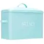 Outshine Vintage Metal Bread Bin - Countertop Space-Saving, Extra Large, High Capacity Bread Storage Boxes for your Kitchen - Holds 2+ Loaves 13" x 10" x 7"- Mint with BREAD Lettering Outshine Vintage Metal Bread Bin - Countertop Space-Saving, Extra Large, High Capacity Bread Storage Boxes for your Kitchen - Holds 2+ Loaves 13" x 10" x 7"- Mint with BREAD Lettering