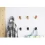 Coat Hooks Natural Wooden Coat Hangers Pack of 4 Wall Mounted Wall Hooks Hat Organizer Clothes Rack(Black Walnut, 2.4 inch) Coat Hooks Natural Wooden Coat Hangers Pack of 4 Wall Mounted Wall Hooks Hat Organizer Clothes Rack(Black Walnut, 2.4 inch)