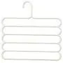5pcs Random Color Multi-Purpose Clothes Hanger 5 Layers Pants Hanger Cloth Rack Multilayer Storage Scarf Tie Space-Saving Clothes Hanger 5pcs Random Color Multi-Purpose Clothes Hanger 5 Layers Pants Hanger Cloth Rack Multilayer Storage Scarf Tie Space-Saving Clothes Hanger