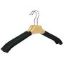 10PCS Durable Solid Wood Clothes Hanger Sponge Household Shops Laundry Holder Random Color