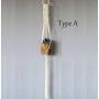 Macrame Plant Hanger || 100% Cotton Handmade || 39"-47" length