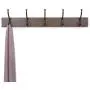 AmazonBasics Wall Mounted Coat Rack, 5 Standard Hooks, Set of 2, Walnut AmazonBasics Wall Mounted Coat Rack, 5 Standard Hooks, Set of 2, Walnut