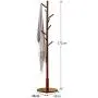 NYDZDM Solid Wood Coat and Hat Rack Stand 8 Hooks Coat Stand Clothes Rack Hanger for Garage Foyer Bedroom Office H 171cm(67.3in) (Color : A)