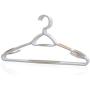 neatfreak A06000012X5WJ Deluxe Swivel Clothes Hangers White/Sand Pebble 5 Pack