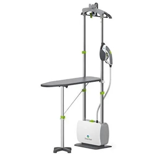Steamfast SF-580 Professional Dual-Use Iron and Garment Steamer with 33.8-Ounce Water Tank, Built-In Ironing Board and Garment Hanger Steamfast SF-580 Professional Dual-Use Iron and Garment Steamer with 33.8-Ounce Water Tank, Built-In Ironing Board and Garment Hanger