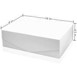 [Yeden] Large Gift Boxes | 5 Luxury Boxes | Collapsible Magnetic Closure | Durable Storage Boxes (14