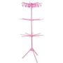 Sugoyi Clothes Rack, Multifunctional Dryer Hanger Foldable for Clothes Socks Underwear (Pink)