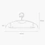 YQ WHJB Not-Slip Suit Hangers,Soft Crease Free White No Shoulder Bumps Plastic Extra Wide Shoulder Clothes Hangers 20 Pack-b YQ WHJB Not-Slip Suit Hangers,Soft Crease Free White No Shoulder Bumps Plastic Extra Wide Shoulder Clothes Hangers 20 Pack-b