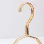 QKKstore Clothes Hanger Durable Antideformation Aluminium Alloy Closet Adult Skirt Dress Clothing Towel Storage Rack Hangers for Clothes,Gold