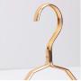 10PC Random Color Thicker Space Aluminum Hangers Home Seamless Hanger Anti-Slip Luxurious Golden Windproof Dress Clothes Hanger Decoration