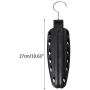 MJL Foldable Wetsuit Hanger Dries Fast Gear Hanger Travel Coat Clothes Hanger Black