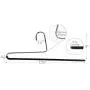 Mawa by Reston Lloyd Reverse Hook Trouser Series Non-Slip Space-Saving Clothes Hanger with Single Rod for Pants, Style KH/35U, Set of 10, Black Mawa by Reston Lloyd Reverse Hook Trouser Series Non-Slip Space-Saving Clothes Hanger with Single Rod for Pants, Style KH/35U, Set of 10, Black