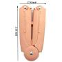 Travel Folding Clothes Hanger,Portable Collapsible Hanger Drying Rack,Multifunctional Plastic Non-Slip Telescopic Drying Rack,Clothes Coat Scarf Pants Shirt Socks Underwear,Travel Life Essential(2pcs)