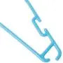 NICHOLAS BENOS Non Slip Plastic Kids Coat Hangers Child Baby Clothes Stands Multi Color, Wooden Coat Hangers - Thin Clothes Hangers, White Pants Hangers, Clothes Hangers, Black Velvet Clothes Hangers,10pcs