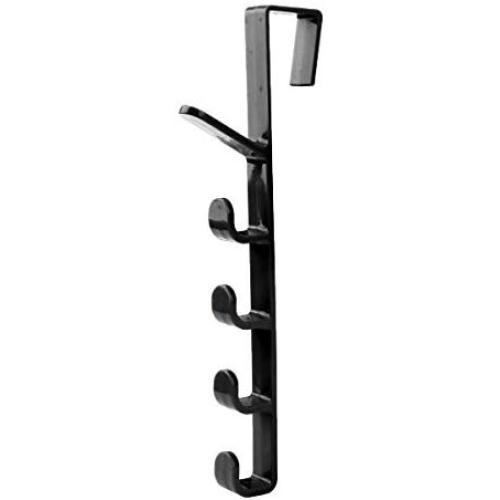 ZYHW Door Clothes Backpack Door Organizer Hook Hard Plastic Hanger Rack for clothes hat handbag 5 Hooks