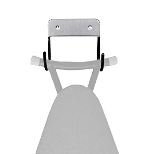 Lenink Ironing Board Hanger,Wall Mount Ironing Board Holder Organizer Wall Rack for Laundry Rooms (Black) Lenink Ironing Board Hanger,Wall Mount Ironing Board Holder Organizer Wall Rack for Laundry Rooms (Black)