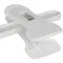 HANGERWORLD 10 White 11inch Kids Plastic Hook Pants Skirt Adjustable Clips Coat Clothes Garment Hangers