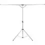 Auvem Foldable Portable Clothes Drying Rack, Adjustable High Capacity Stainless Steel Telescopic Indoor and Outdoor Balcony Mobile Travel Retractable Hanger