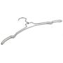 Thick Simplicity Style Metal Hanger for Clothes, Rotating Hook Pearl Nickel Hanger 10 Pieces