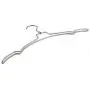 Thick Simplicity Style Metal Hanger for Clothes, Rotating Hook Pearl Nickel Hanger 10 Pieces