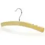 HANGERWORLD 10 Natural Wooden 11.8inch Kids Cresent Shaped Notched Coat Clothes Garment Hangers Baby Toddler HANGERWORLD 10 Natural Wooden 11.8inch Kids Cresent Shaped Notched Coat Clothes Garment Hangers Baby Toddler