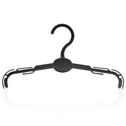 HANGERWORLD 20 Black 10.6inch Plastic Bra Swimwear Lingerie Coat Clothes Retail Hanger