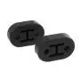 Itlovely 2X Heavy Duty Exhaust Hanger Bushing Support 2 Holes Bracket Rubber Mount Itlovely 2X Heavy Duty Exhaust Hanger Bushing Support 2 Holes Bracket Rubber Mount